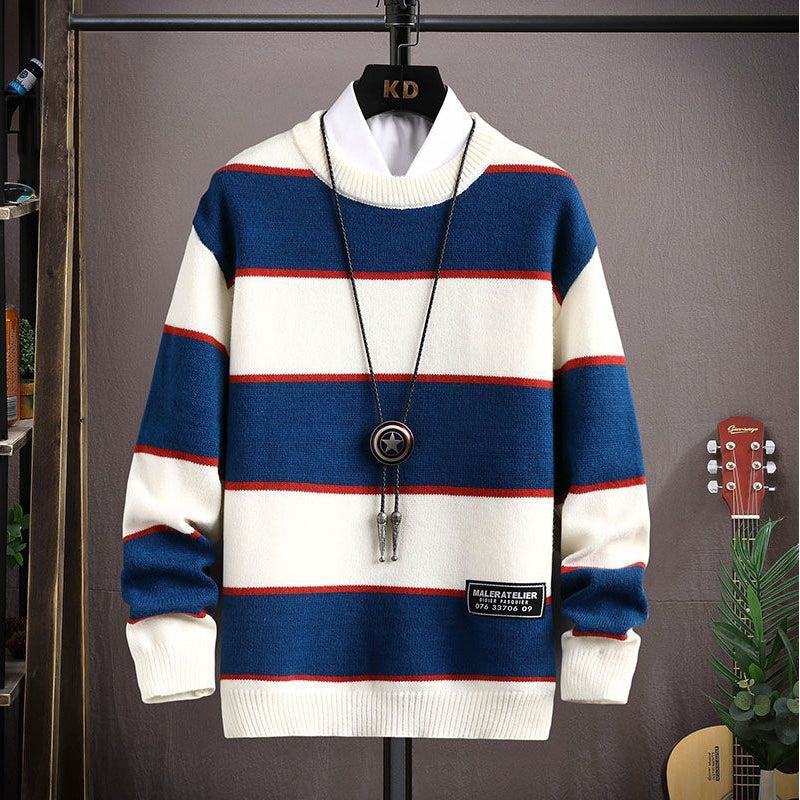 Pull en tricot épais doux pour homme