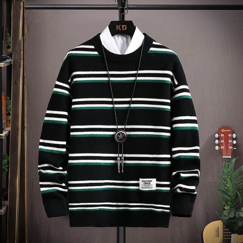 Pull en tricot épais doux pour homme