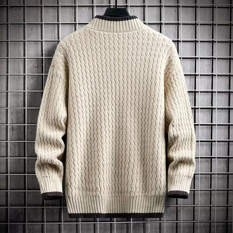 Pull en tricot épais doux pour homme