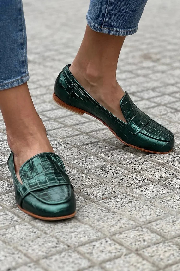 Crocodile Effect Moccasins