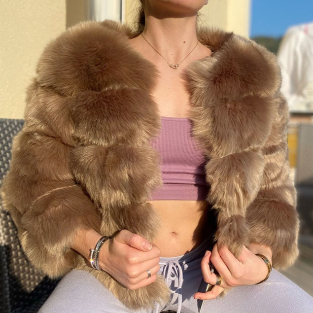 Manteau en fourrure Lana