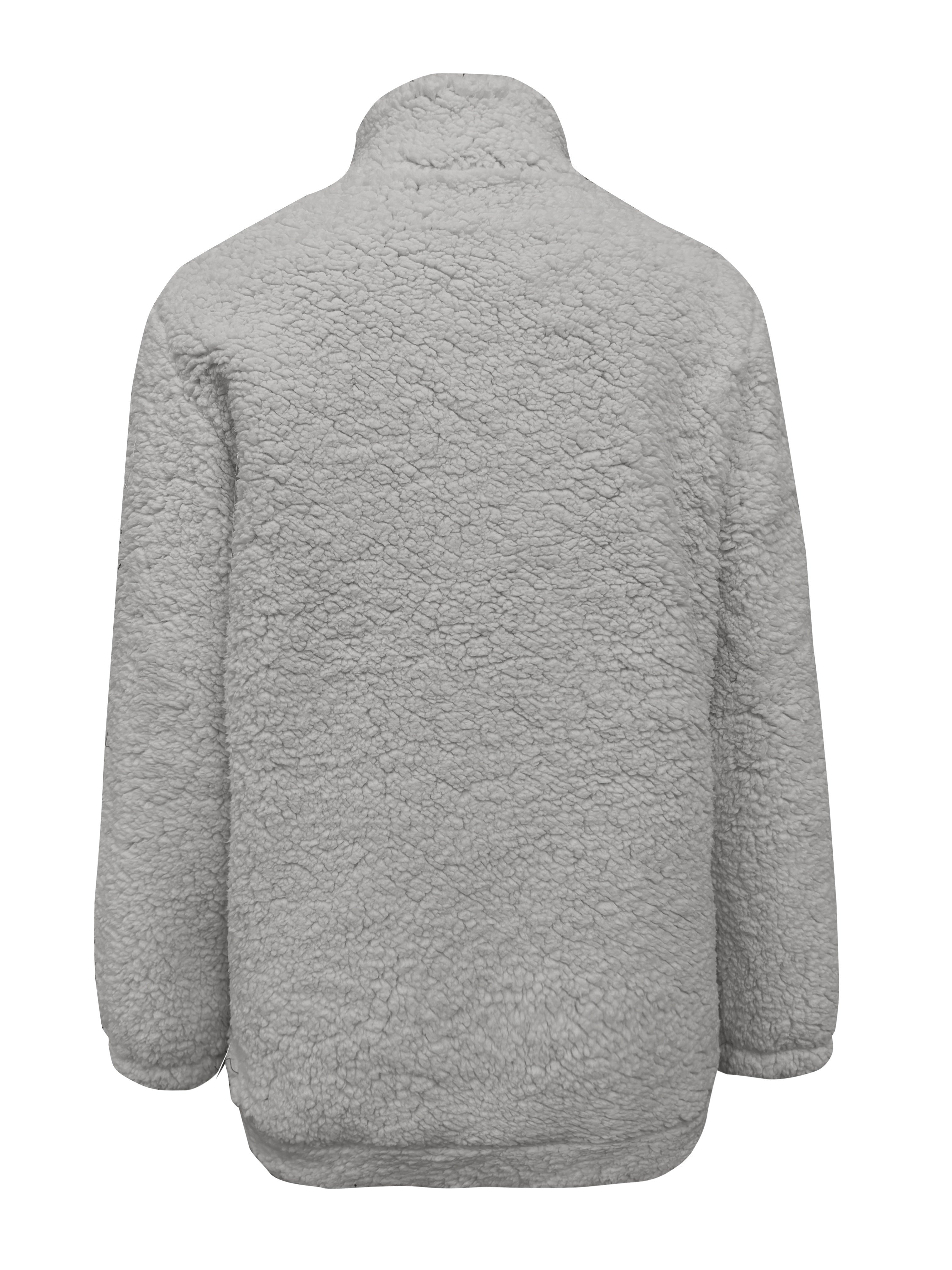 NOREEN | Pull Teddy avec Fermeture Éclair