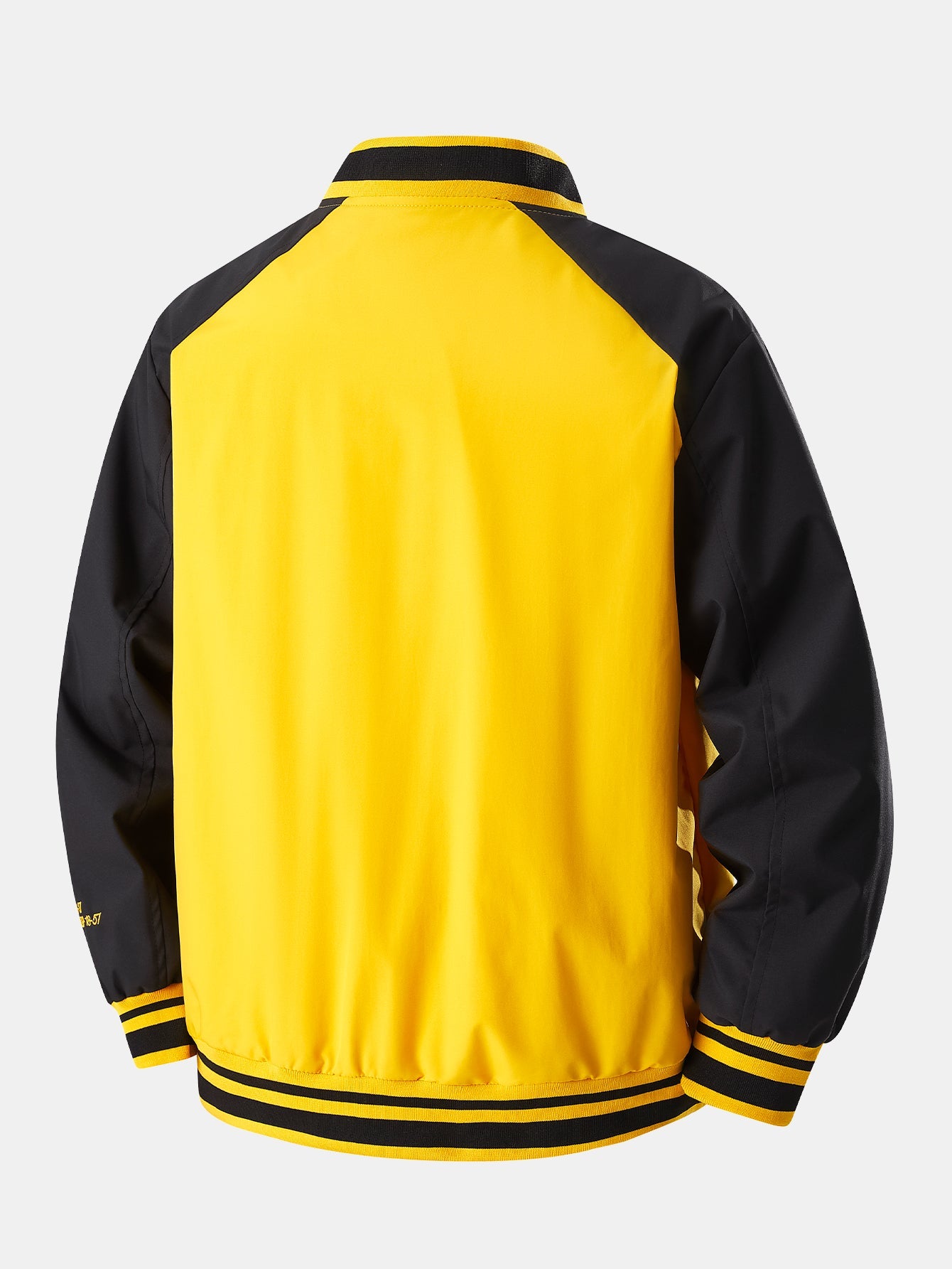 Veste de Baseball à Broderie Contrastée Coupe Relaxed