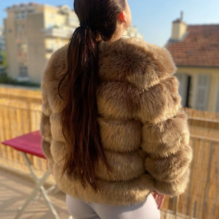 Manteau en fourrure Lana