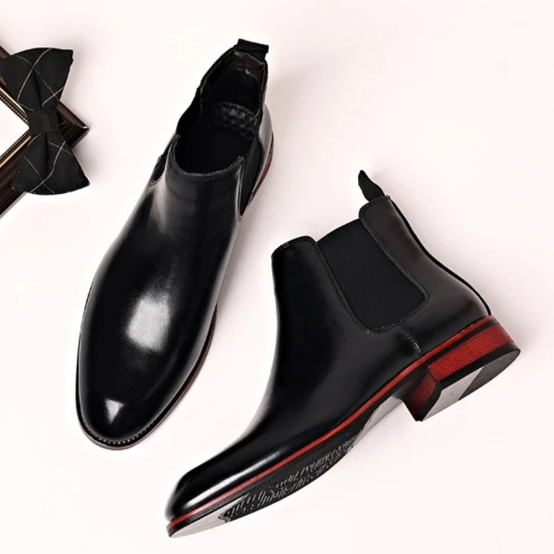 Lorenzi | Bottines Chelsea en Cuir