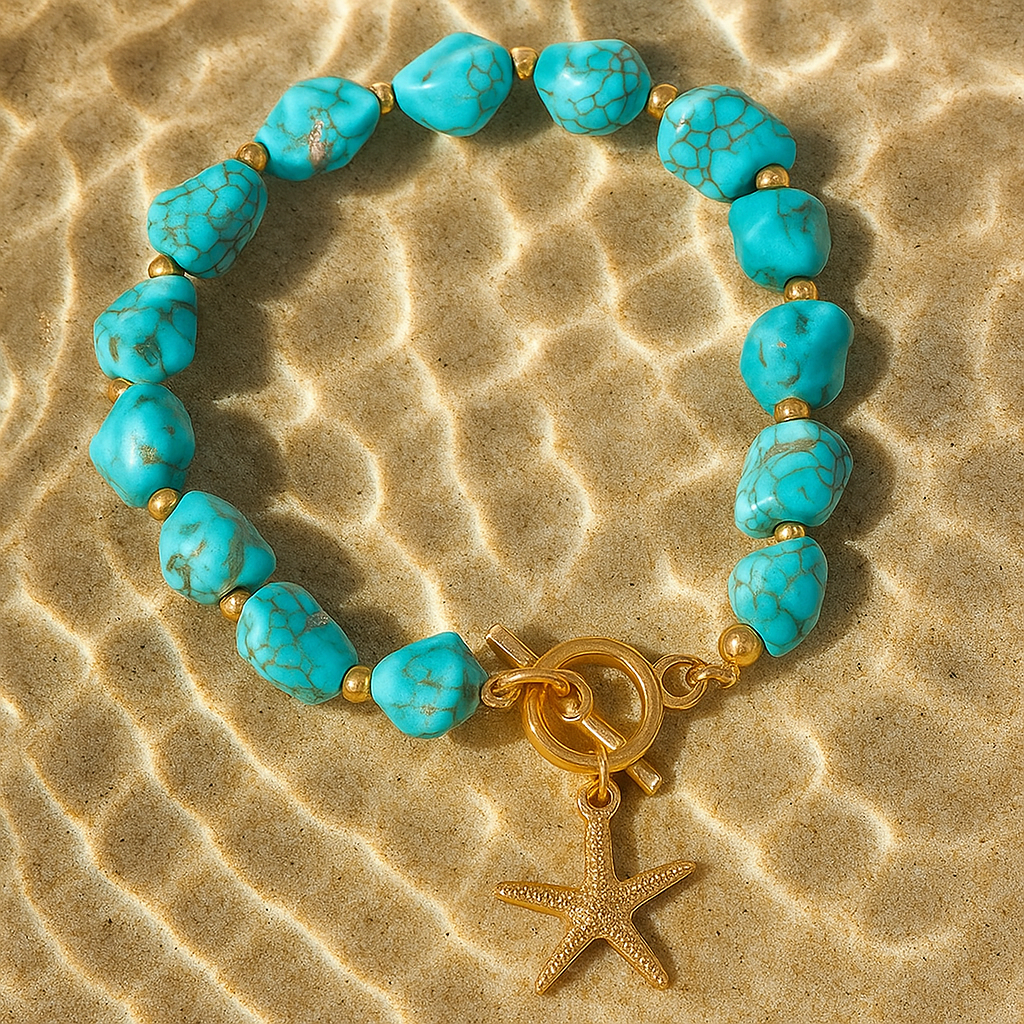 Wade | Bracelet en bleu océan