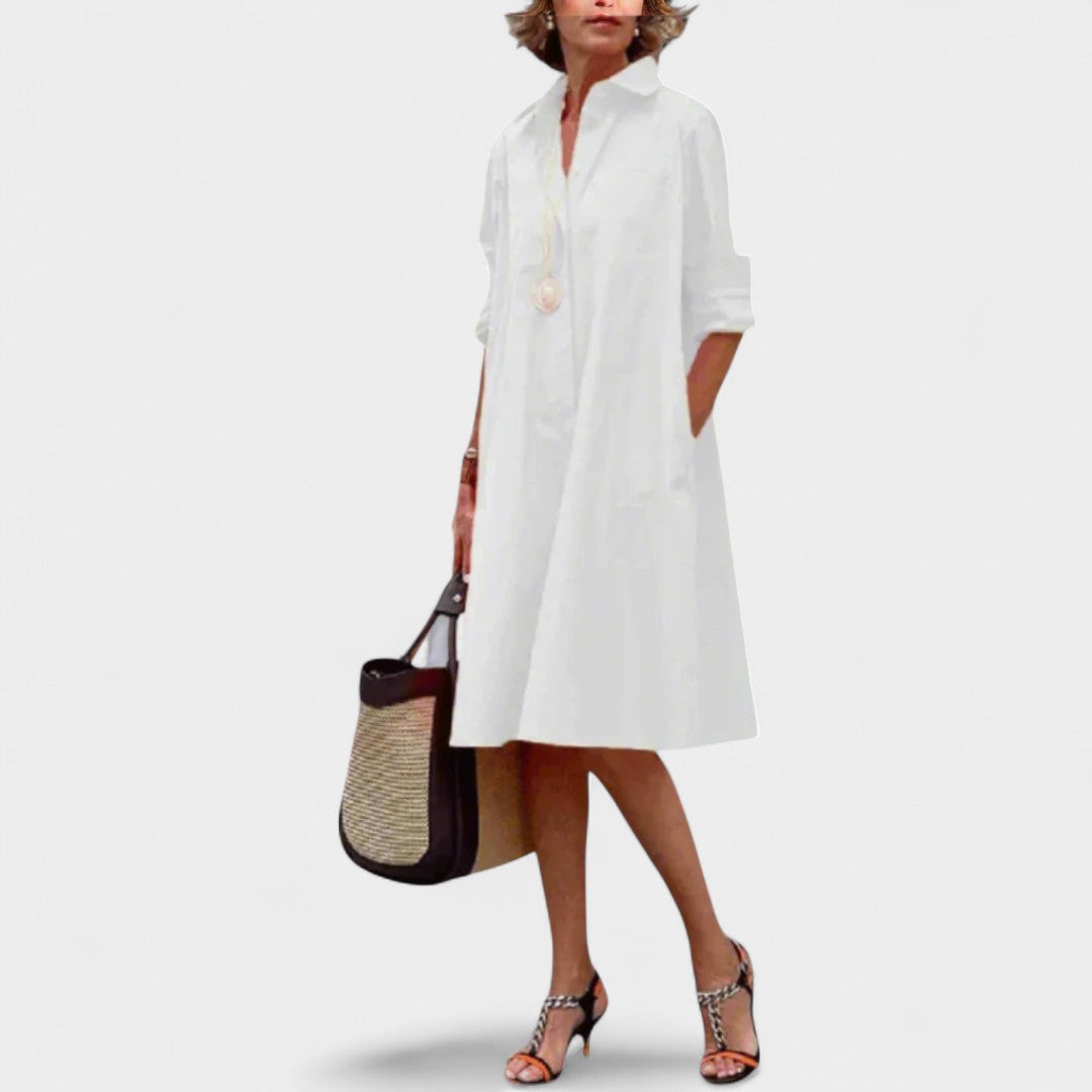 Relaxed Shirt Dress