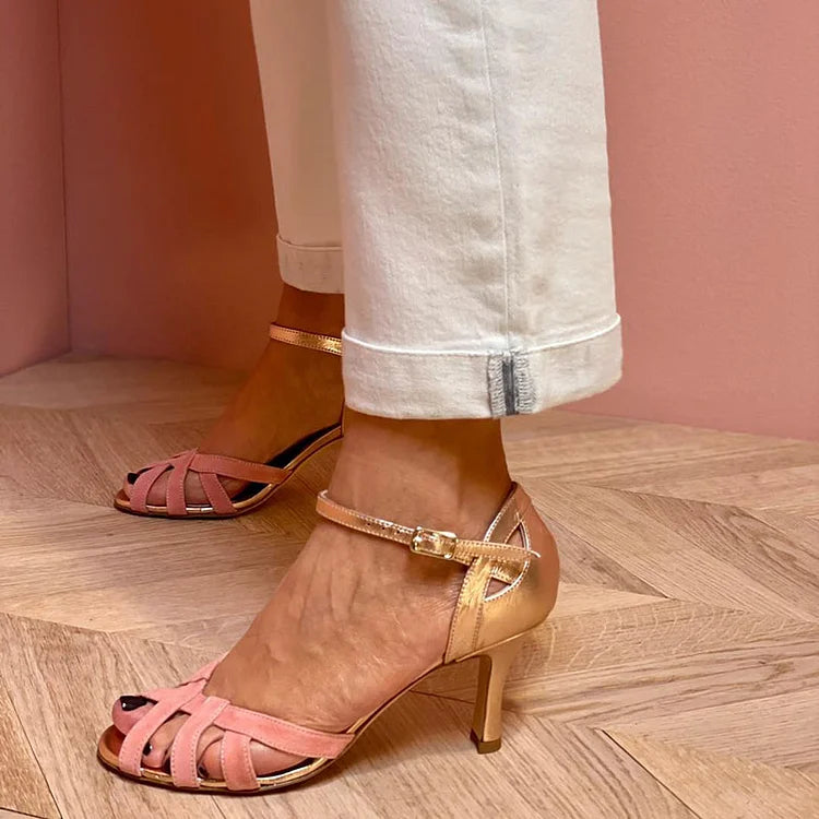 SANDALS WITH HIGH STRAPS