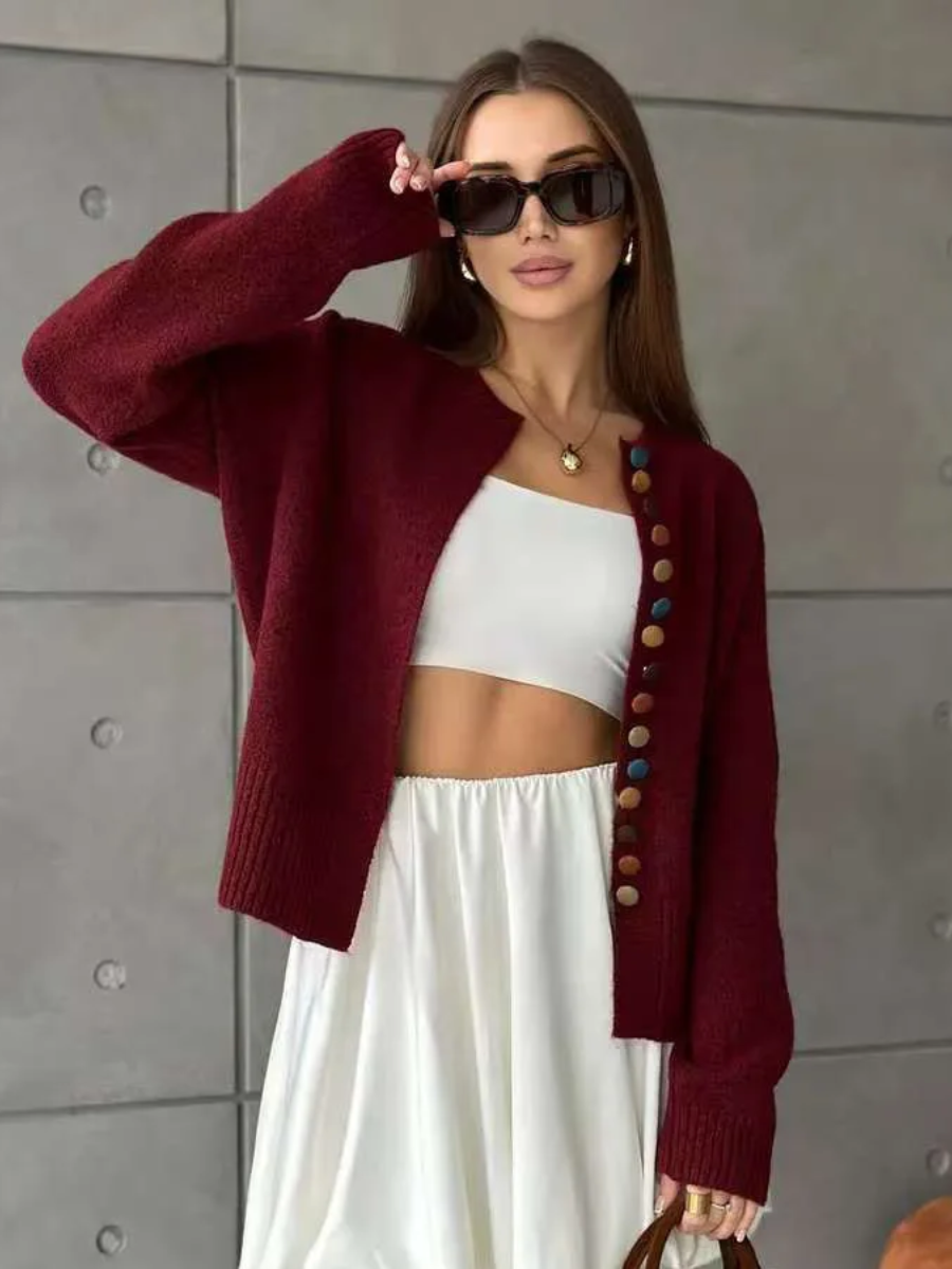 LE NOELLE | CARDIGAN À BOUTONS