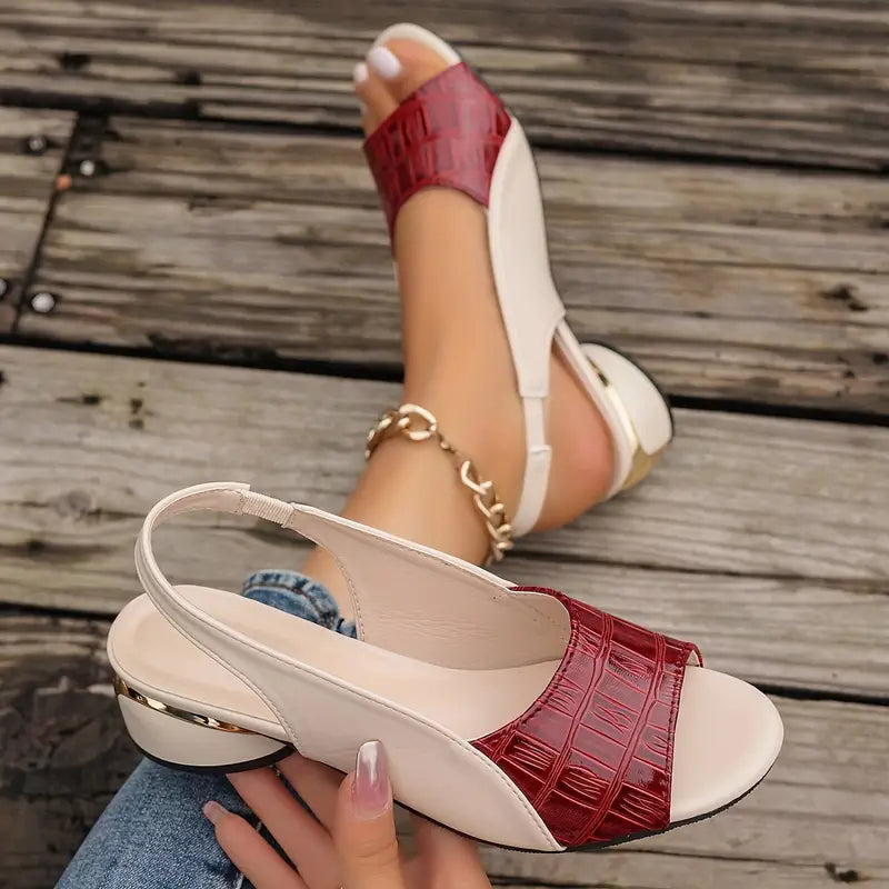 Whitney | Sandales en Cuir Orthopédiques Élégantes™