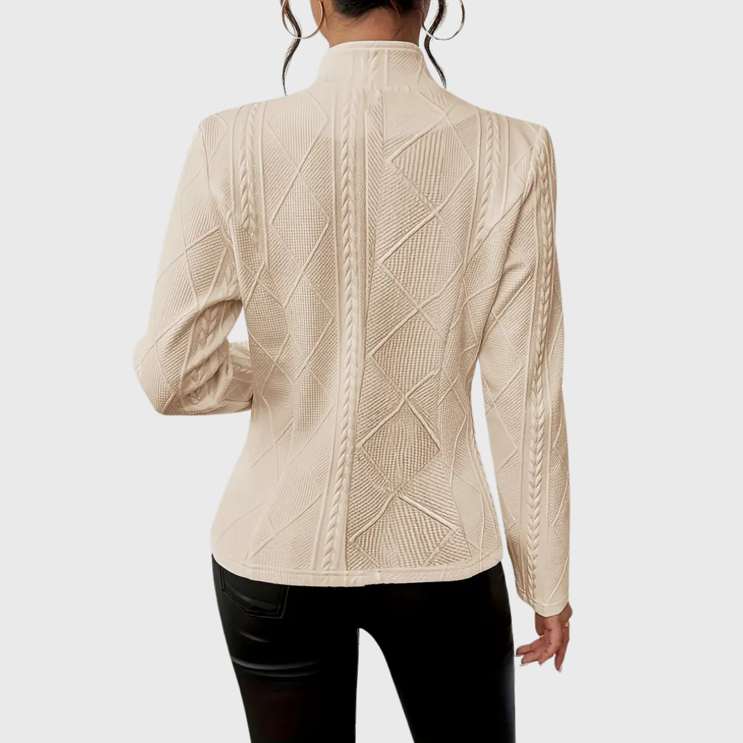 CASSY | Veste Avec Détails Élégants
