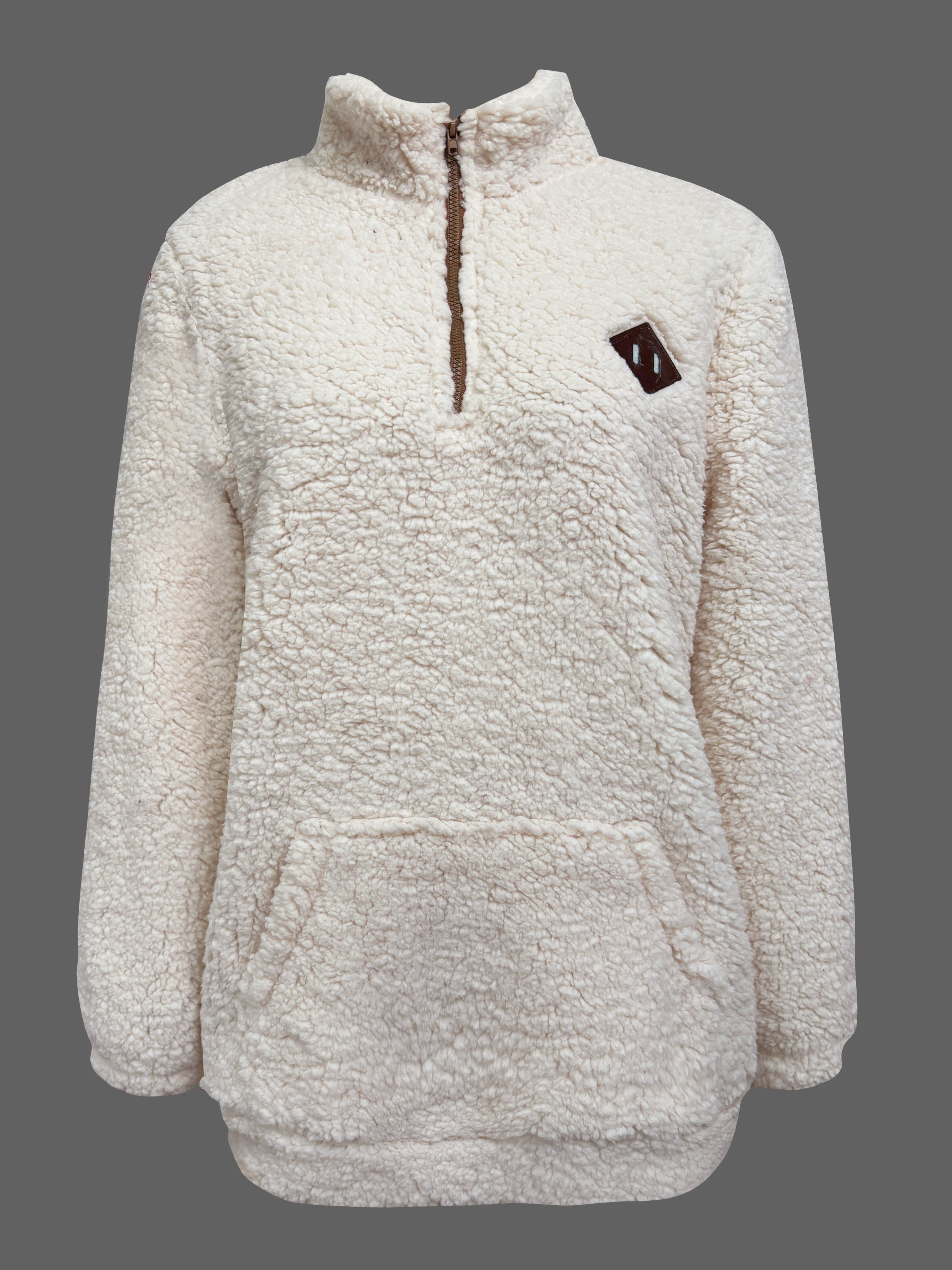 NOREEN | Pull Teddy avec Fermeture Éclair
