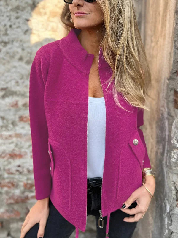 LALA | Veste élégante avec col montant et poches