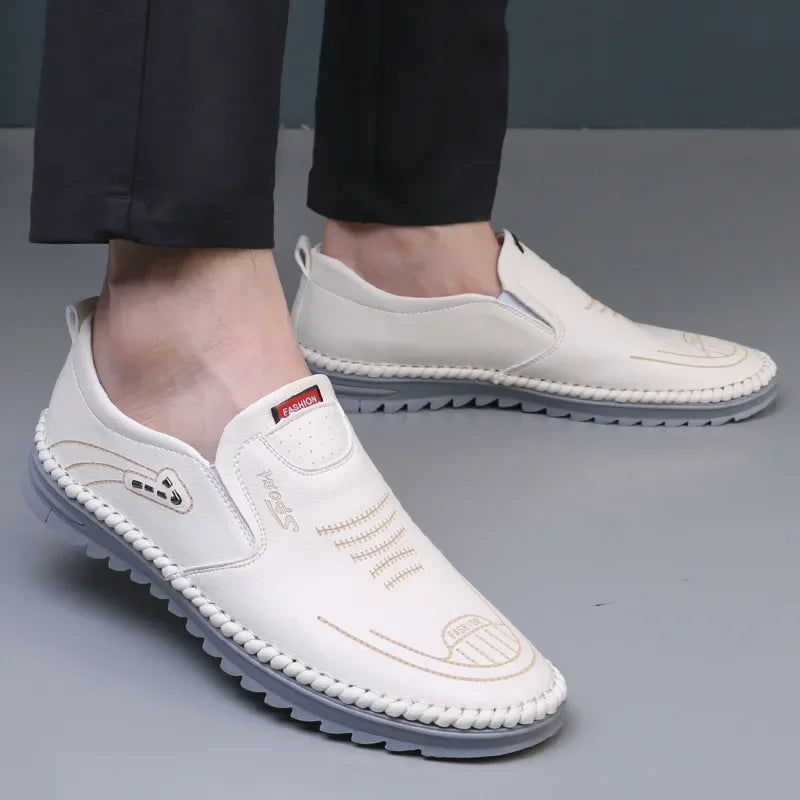 Mocassins en Cuir Stylés Solaro pour Hommes