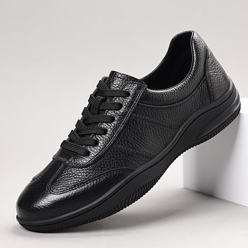 Baskets Basses en Cuir pour Hommes - Légères et Rétro pour Usage Extérieur & Casual