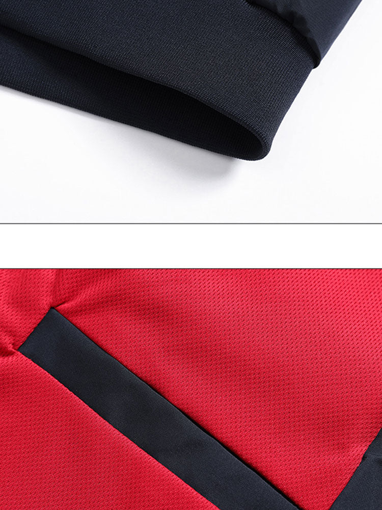 Veste avec col montant et fermeture éclair
