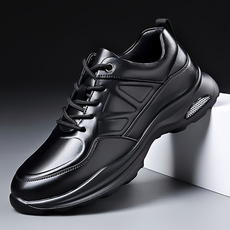 Chaussures Décontractées en Cuir pour Hommes - Respirantes et Confortables