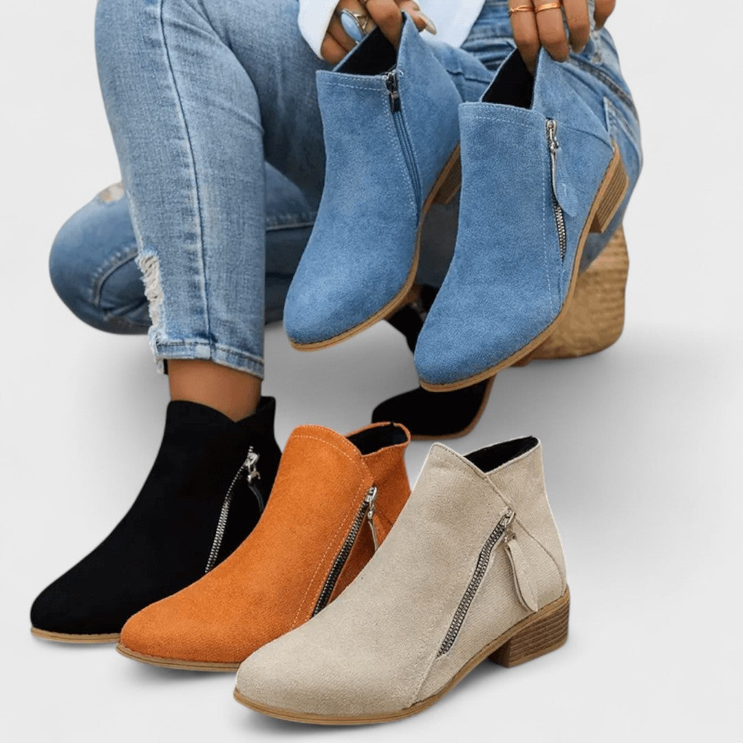 Fiora - Bottes classiques vintage orthopédiques