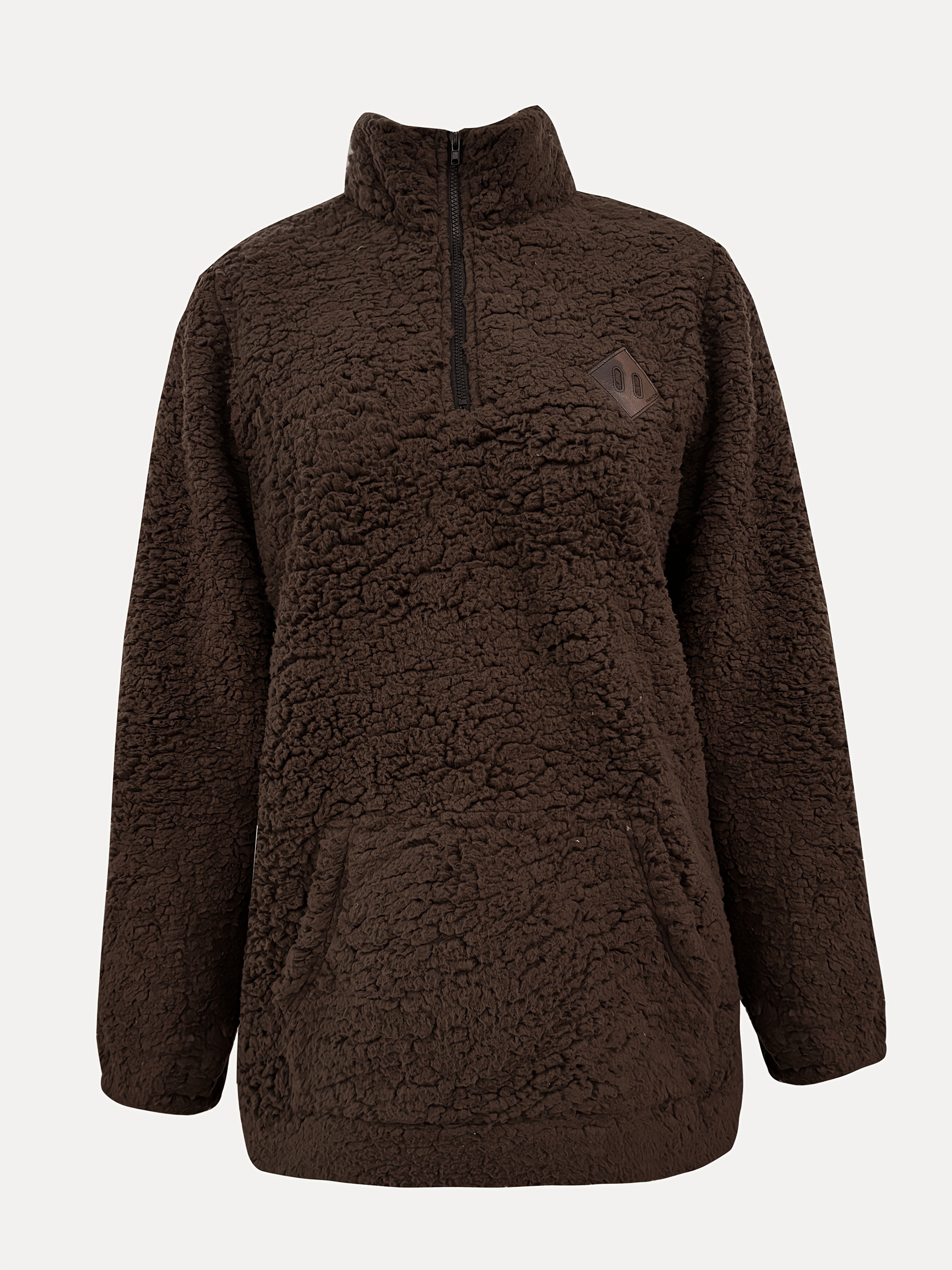 NOREEN | Pull Teddy avec Fermeture Éclair