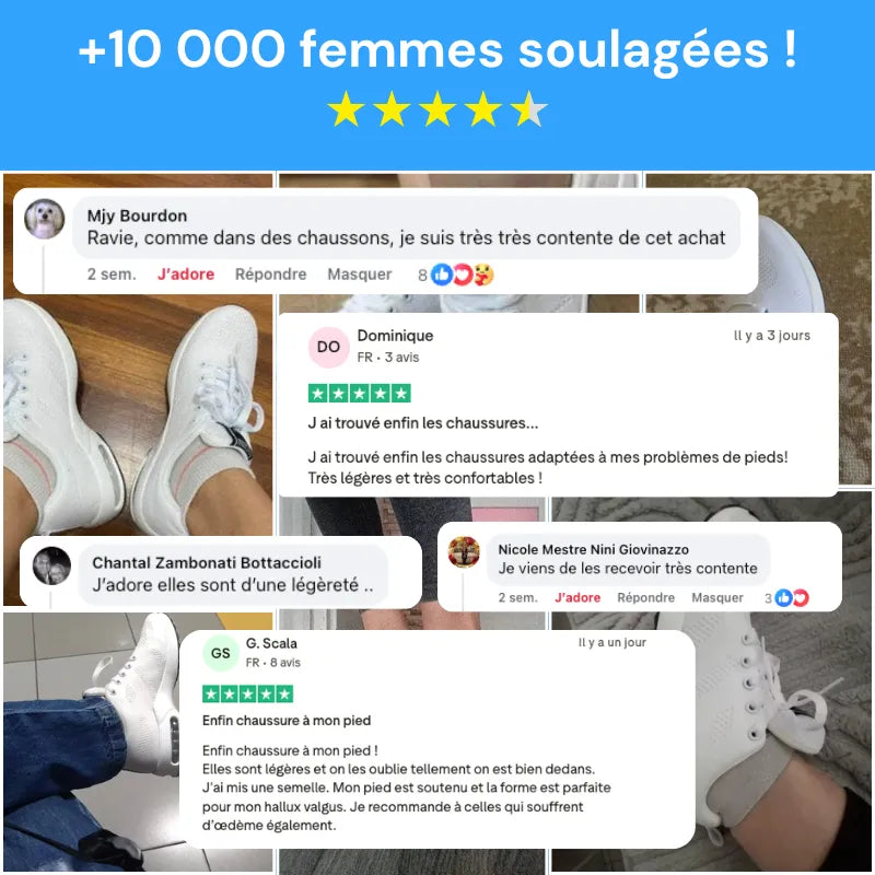 Conforta™ - Baskets à confort orthopédique