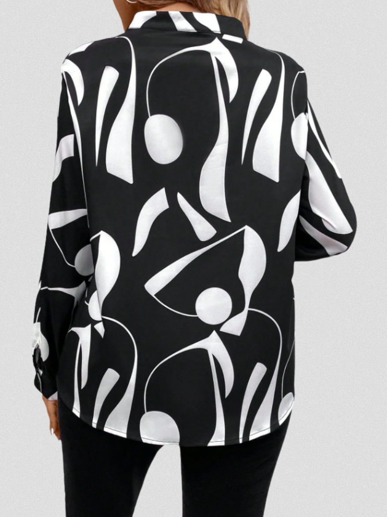 BLOUSE EN SATIN LOOK LYRA