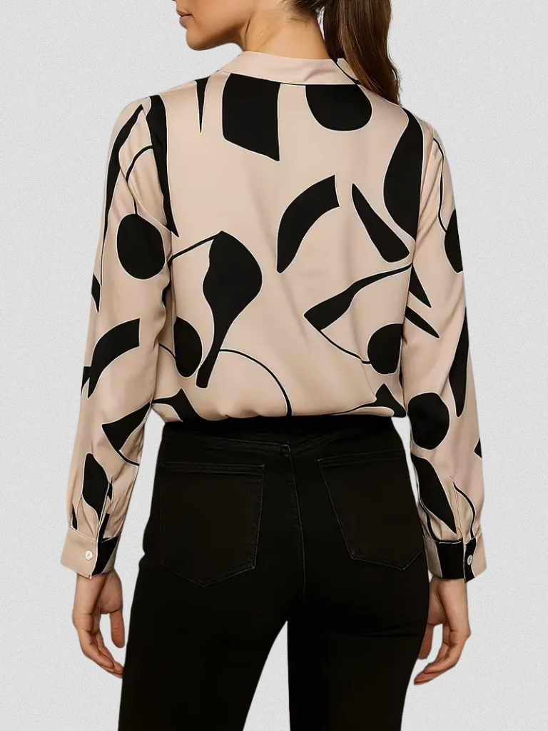 BLOUSE EN SATIN LOOK LYRA