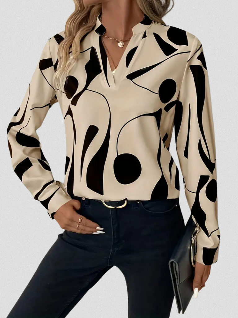 BLOUSE EN SATIN LOOK LYRA
