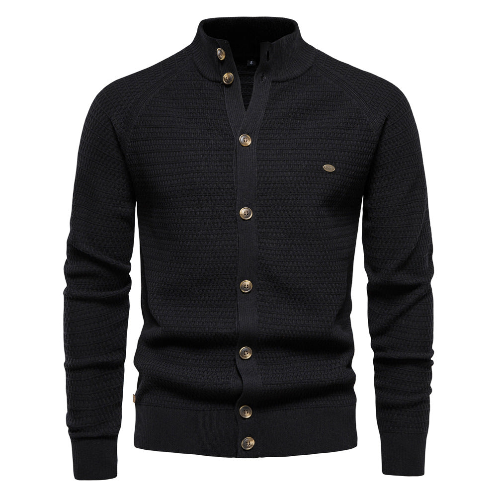 Pull en Maille à Boutons pour Hommes