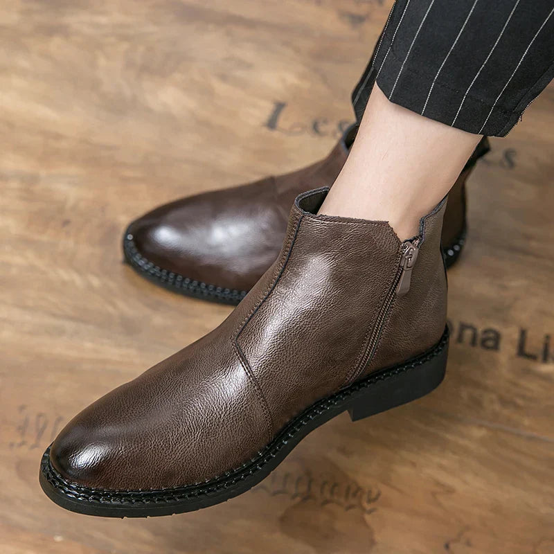 Bottes en Cuir Véritable Rufus