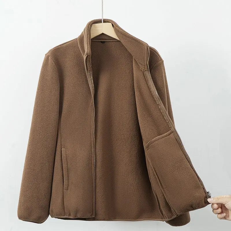 Isabelle – Veste zippée en polaire classique
