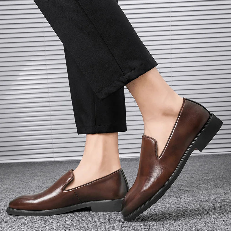 Mocassins en Cuir Véritable Noctis