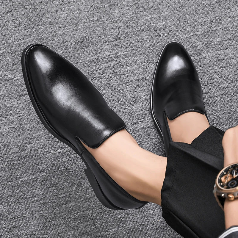 Mocassins en Cuir Véritable Noctis