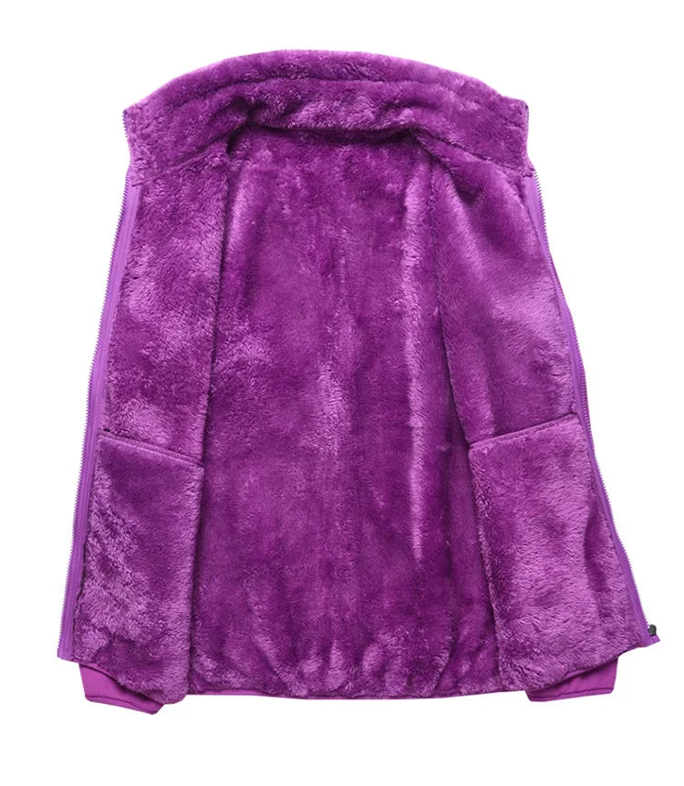 Clémence – Veste en Fleece Douillet d'Hiver