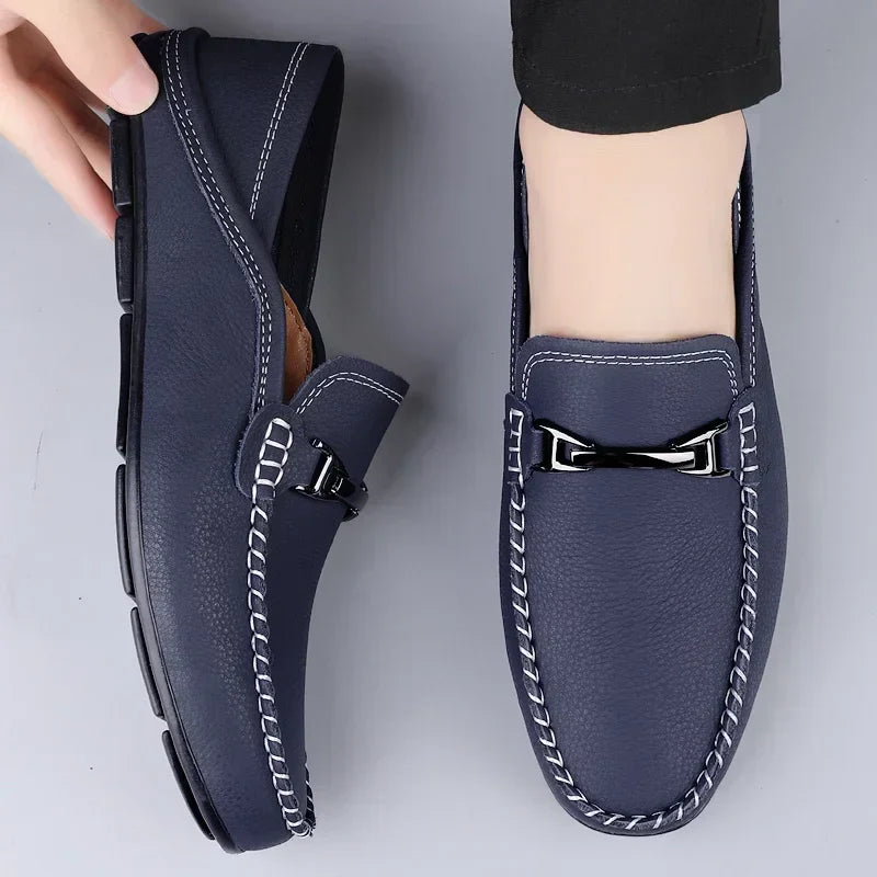 Mocassins en cuir véritable Menver