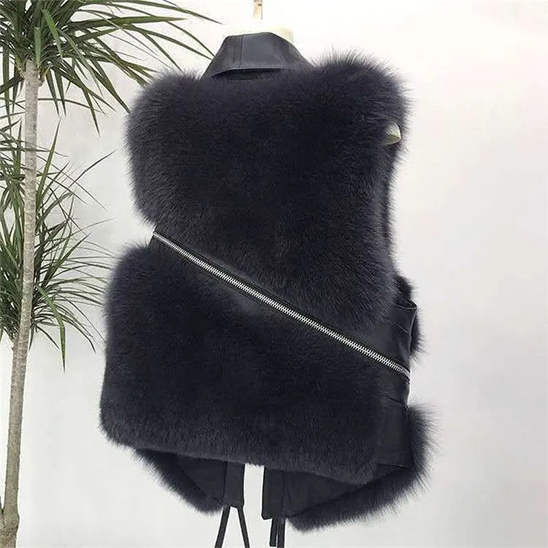 Gilet en Fourrure Fluffy