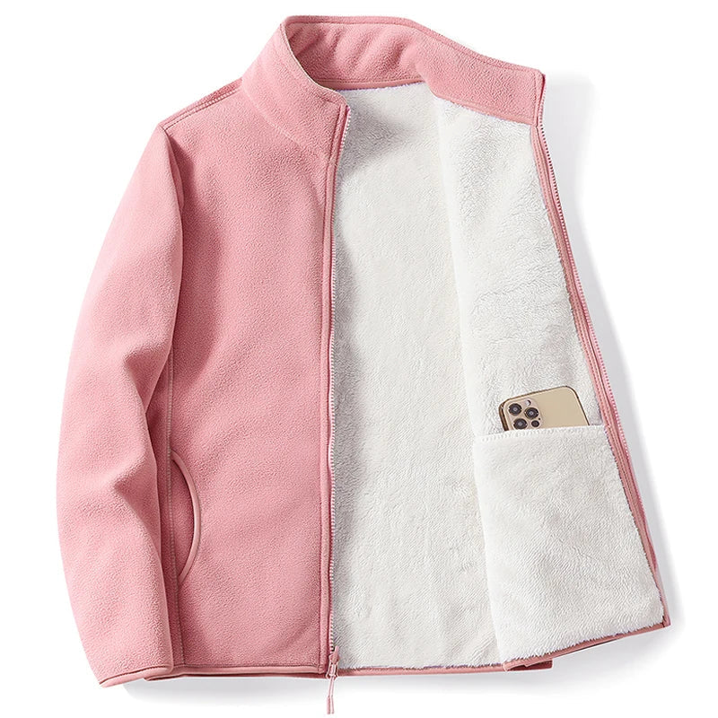 Élise – Veste en Fleece ColorBlock