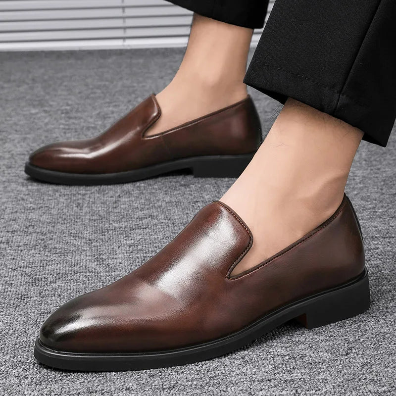Mocassins en Cuir Véritable Noctis