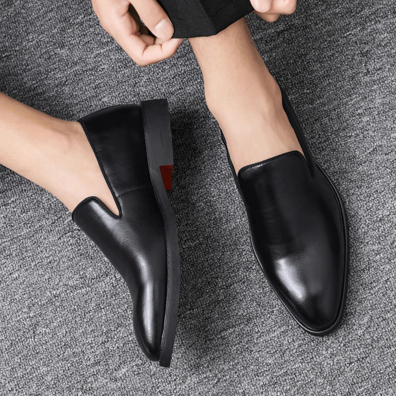 Mocassins en Cuir Véritable Noctis