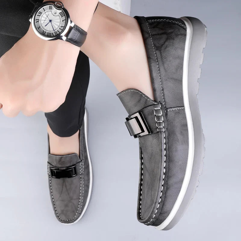Mocassins en cuir véritable Ruco