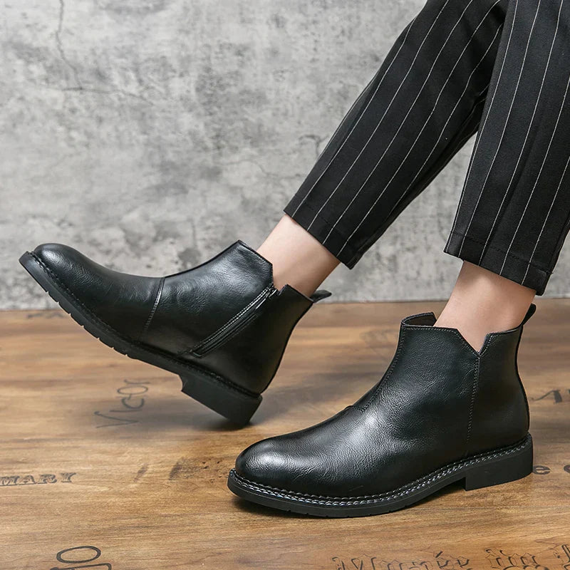 Bottes en Cuir Véritable Rufus
