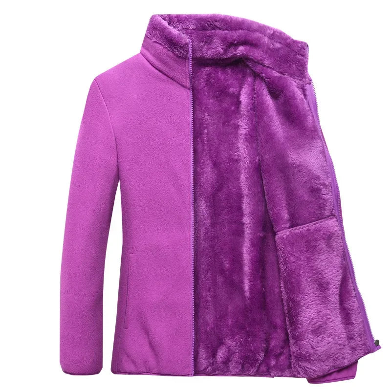 Clémence – Veste en Fleece Douillet d'Hiver