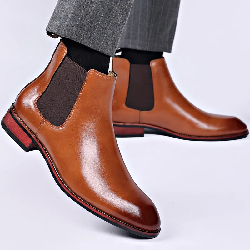 Lorenzi | Bottines Chelsea en Cuir