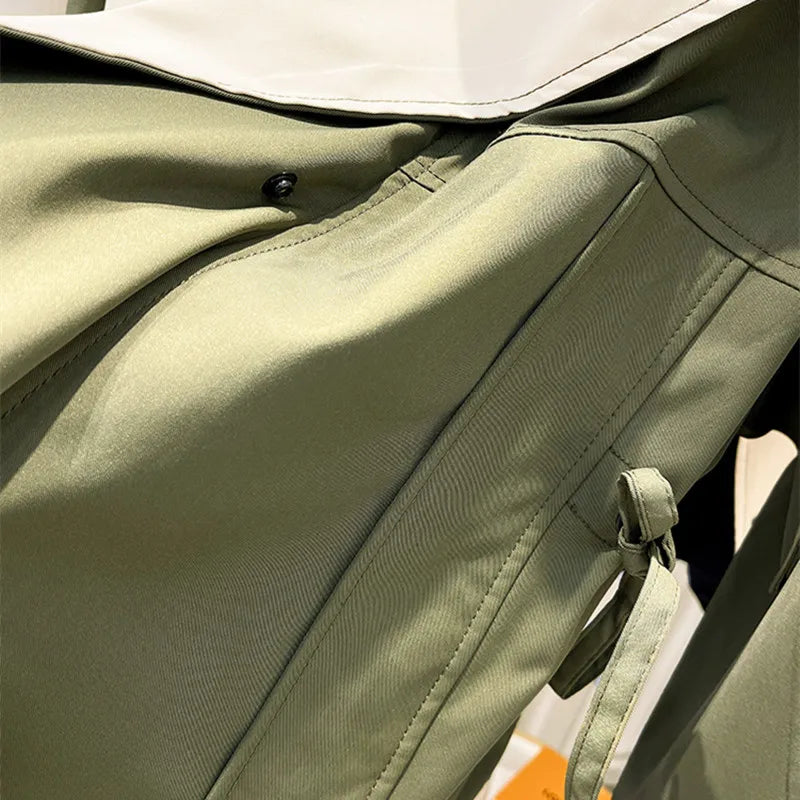 VESTE MULTICOUCHE AVEC DÉTAILS CONTRASTANTS