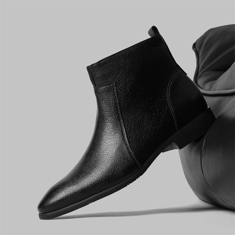 Bottes en cuir véritable Mavren