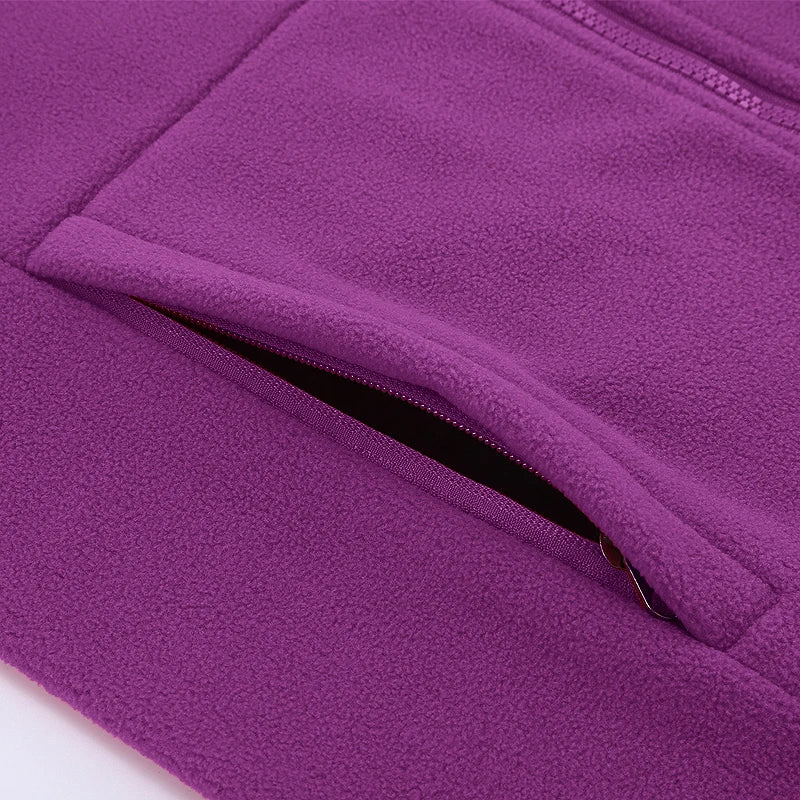 Amélie – Veste en Polaire Vibrante