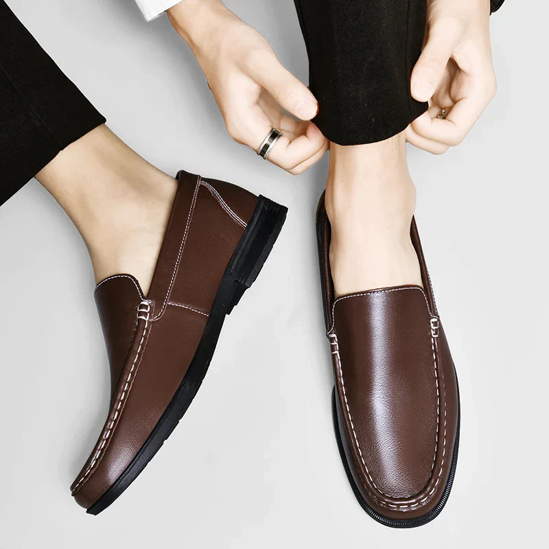 Mocassins en Cuir Véritable Verona