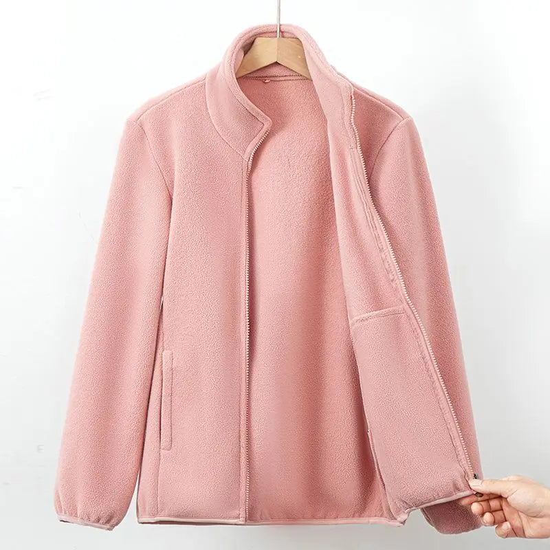 Isabelle – Veste zippée en polaire classique
