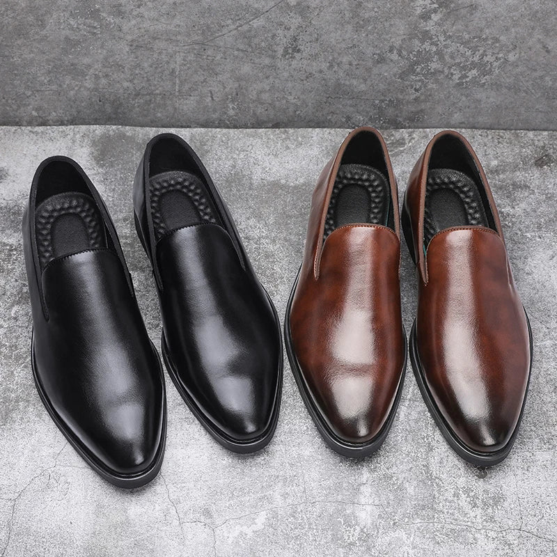 Mocassins en Cuir Véritable Noctis