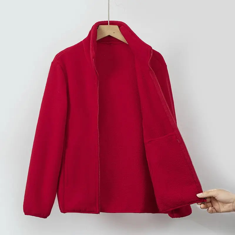 Isabelle – Veste zippée en polaire classique
