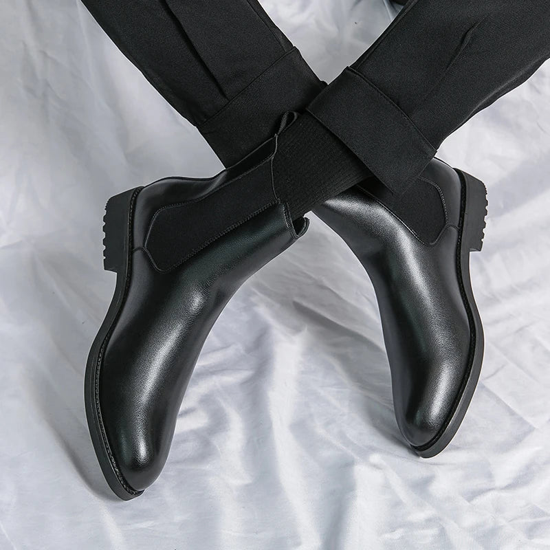 Bottes en cuir véritable Stride